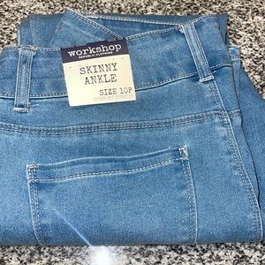 Brand New Workshop Republic Stretch Petite Indigo Jean Pant